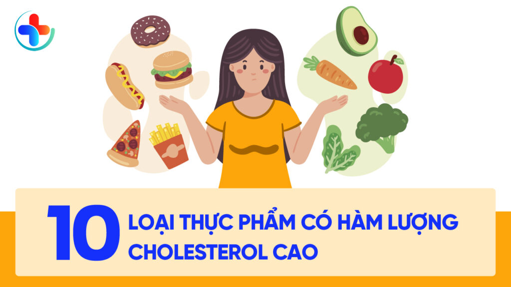 thực phẩm có hàm lượng cholesterol cao